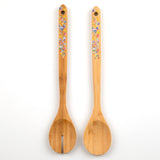 Bamboo Serving Spoon Set - Set of 2 - Aaria Tees Aaria Tees