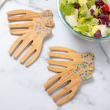 Bamboo Bear Claw Salad Serving Set - Aaria Tees Aaria Tees