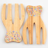 Bamboo Bear Claw Salad Serving Set - Aaria Tees Aaria Tees