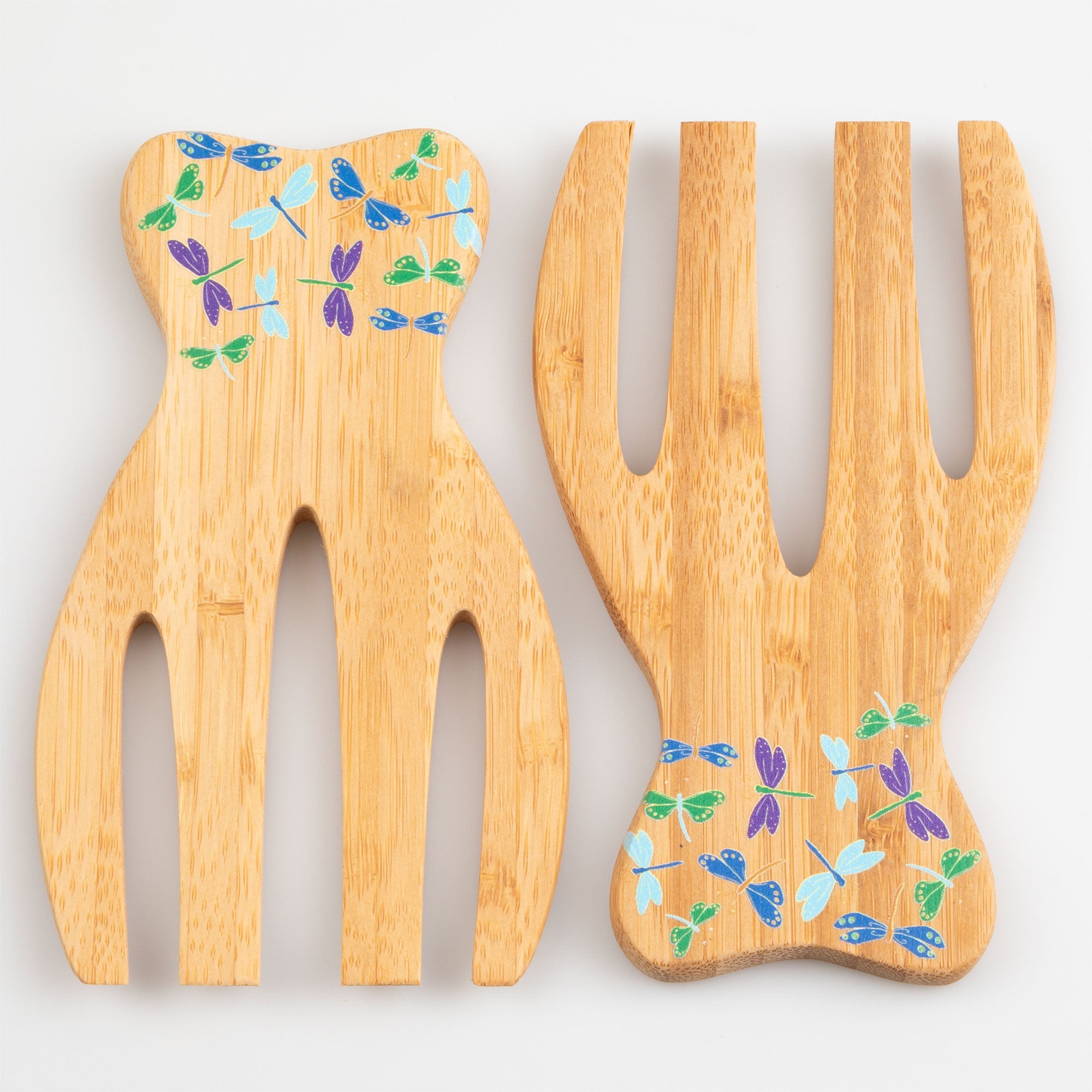 Bamboo Bear Claw Salad Serving Set - Aaria Tees Aaria Tees