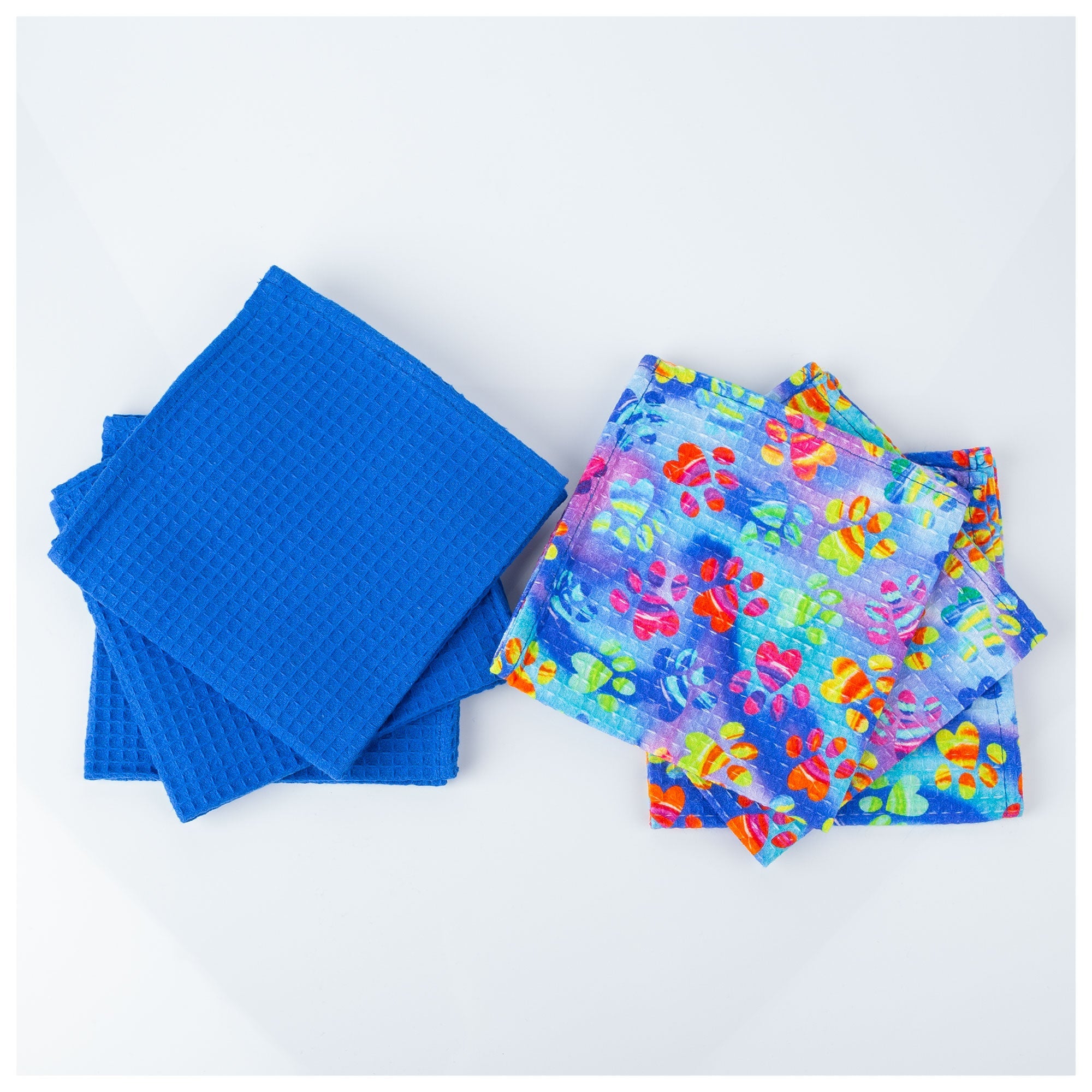 Painted Paws Dish Cloth - Set of 6 - Aaria Tees Aaria Tees