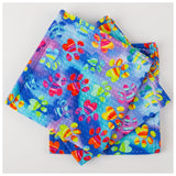 Painted Paws Dish Cloth - Set of 6 - Aaria Tees Aaria Tees