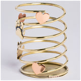 Paws & Hearts Mixed Metal Wire Pencil Cup - Aaria Tees Aaria Tees