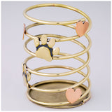 Paws & Hearts Mixed Metal Wire Pencil Cup - Aaria Tees Aaria Tees
