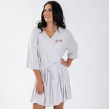 Paw Print Jersey Knit Robe - Aaria Tees Aaria Tees