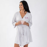 Paw Print Jersey Knit Robe - Aaria Tees Aaria Tees