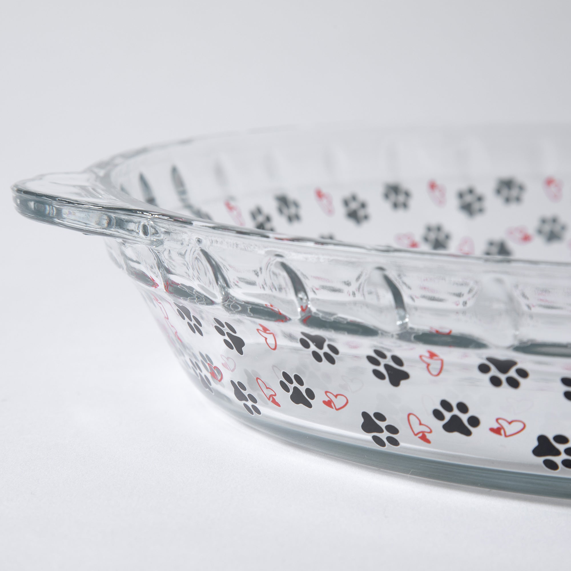 Paws Delight Glass Pie Plate - Aaria Tees Aaria Tees