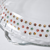 Paws Delight Glass Pie Plate - Aaria Tees Aaria Tees