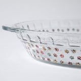 Paws Delight Glass Pie Plate - Aaria Tees Aaria Tees