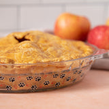 Paws Delight Glass Pie Plate - Aaria Tees Aaria Tees