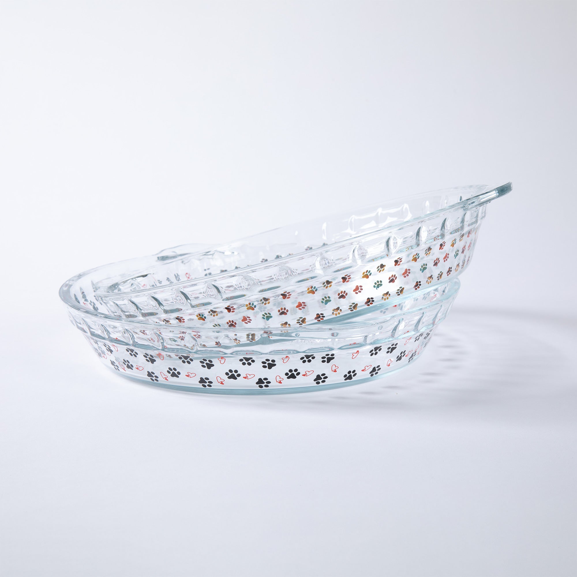 Paws Delight Glass Pie Plate - Aaria Tees Aaria Tees