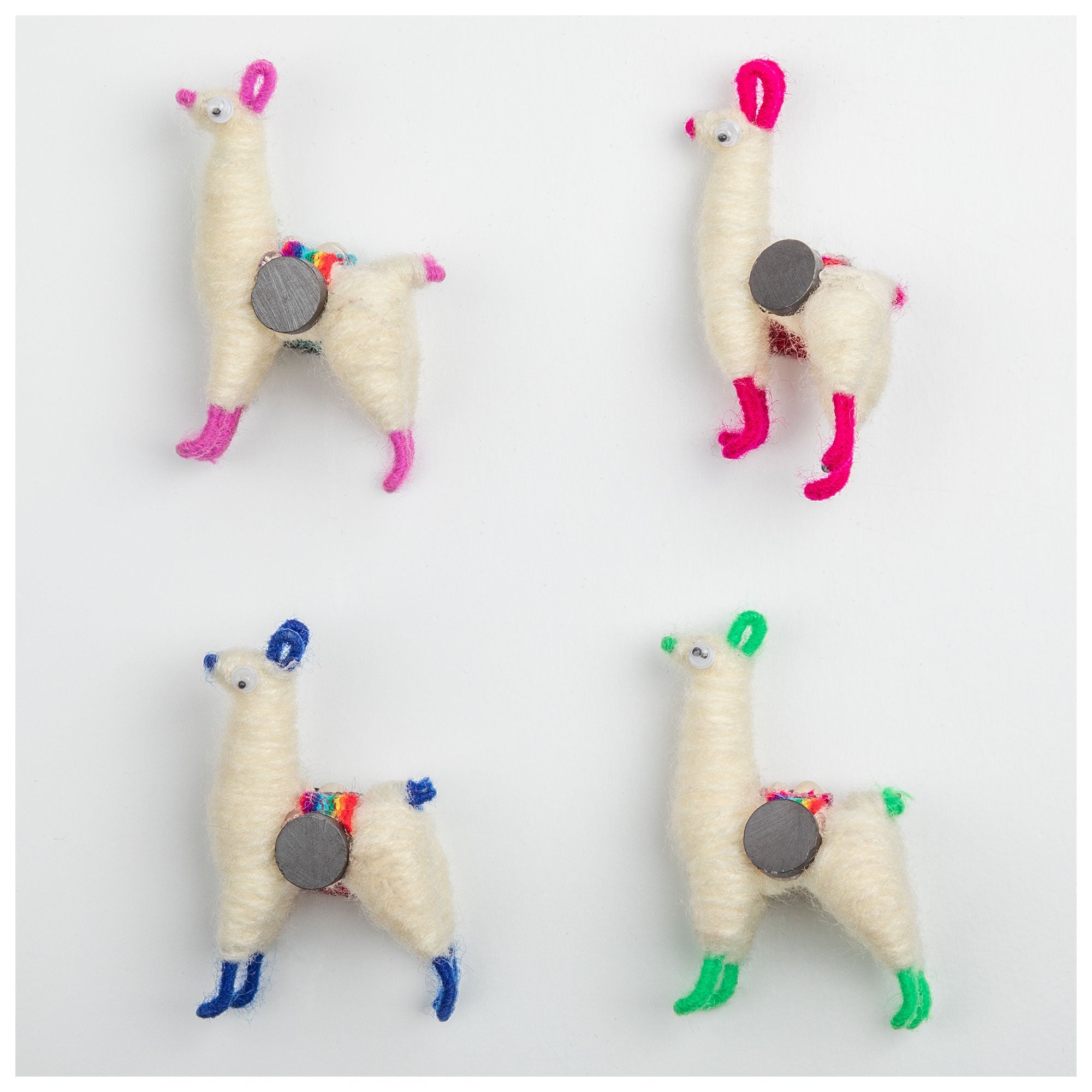Handmade Cute Llama Magnets - Set of 4 - Aaria Tees Aaria Tees