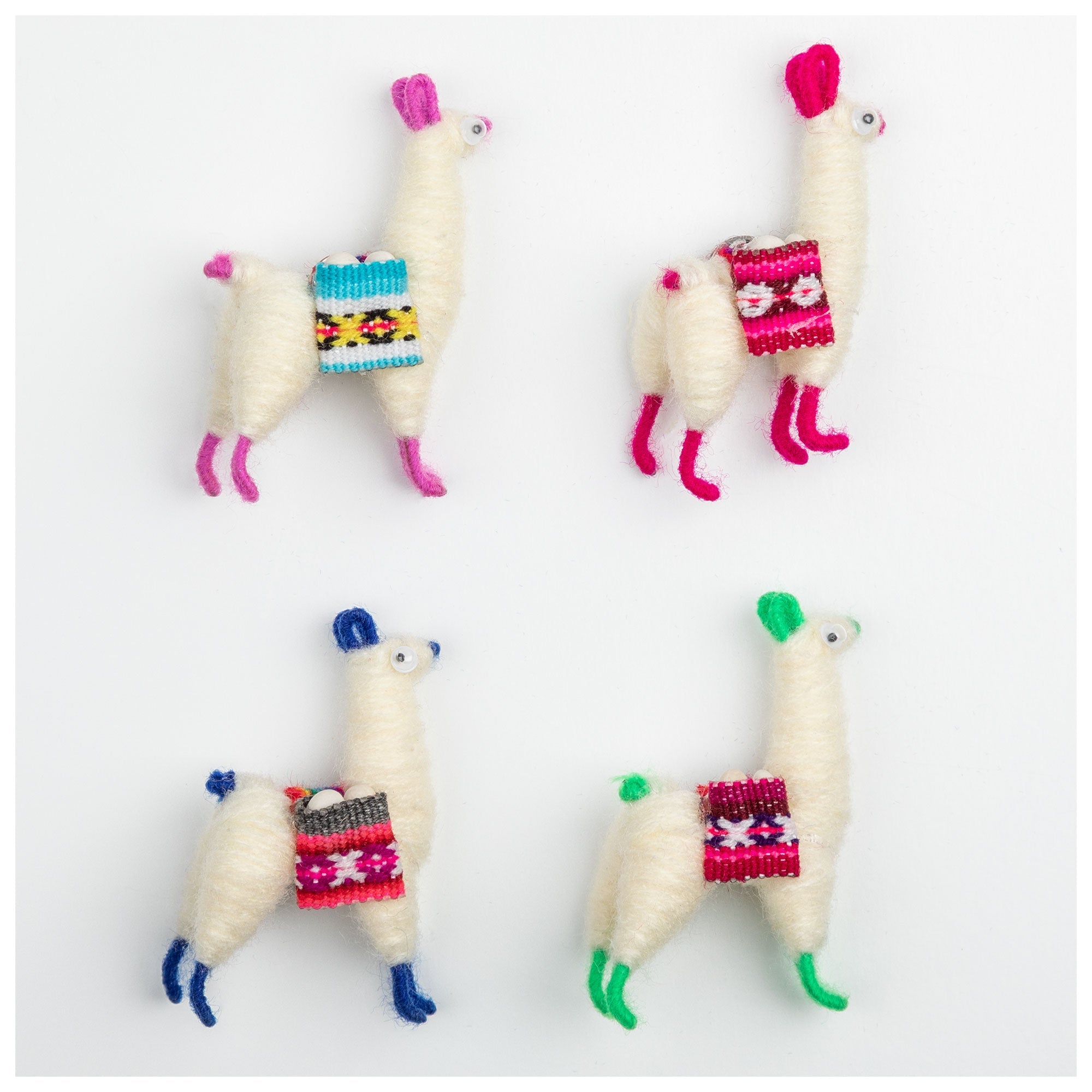 Handmade Cute Llama Magnets - Set of 4 - Aaria Tees Aaria Tees