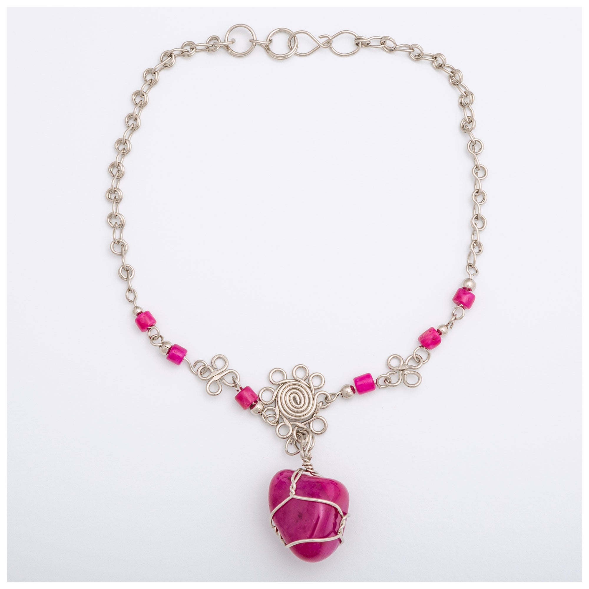 Hand Crafted Stone Anklet - Aaria Tees Aaria Tees