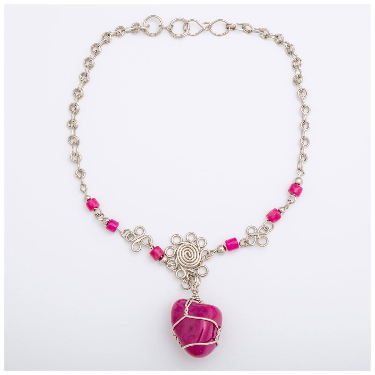 Hand Crafted Stone Anklet - Aaria Tees