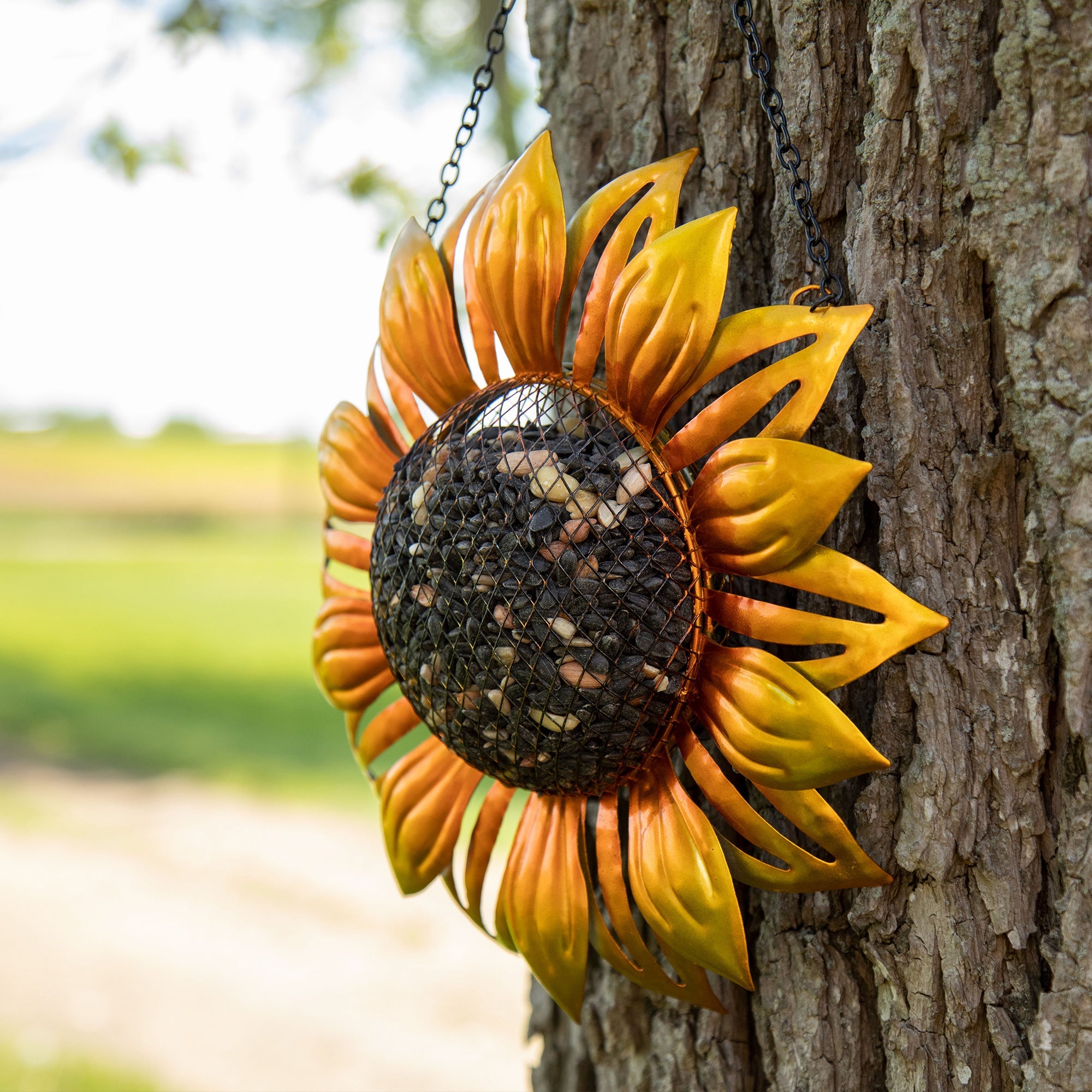 Hanging Sunflower Mesh Bird Feeder - Aaria Tees Aaria Tees