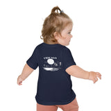 Mystery Noir Chicago Skyline Sunset Unisex Baby Short Sleeve T-Shirt - Aaria Tees Aaria Tees