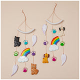 Rainbow Bridge Pet Memorial Ceramic Wind Chime - Aaria Tees Aaria Tees