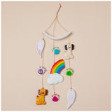 Rainbow Bridge Pet Memorial Ceramic Wind Chime - Aaria Tees Aaria Tees