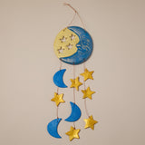 Moonlight & Stars Ceramic Wind Chime - Aaria Tees Aaria Tees