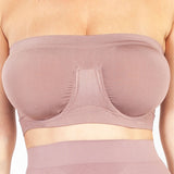 Rhonda Shear Angel Seamless Underwire Bandeau Bra - Aaria Tees Aaria Tees