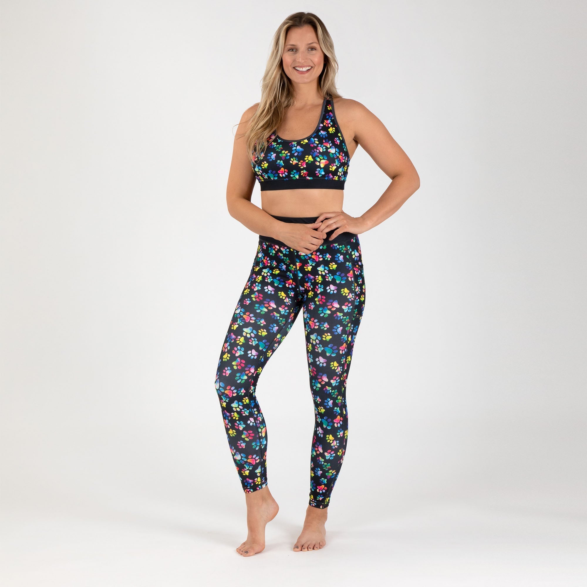 Racerback Sports Bra & Legging Set - Aaria Tees Aaria Tees