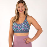 Wide Strap Adjustable Sports Bra - Aaria Tees Aaria Tees