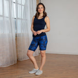 Into the Wild High Waisted Bike Shorts - Aaria Tees Aaria Tees