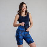 Into the Wild High Waisted Bike Shorts - Aaria Tees Aaria Tees