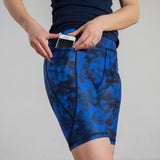 Into the Wild High Waisted Bike Shorts - Aaria Tees Aaria Tees