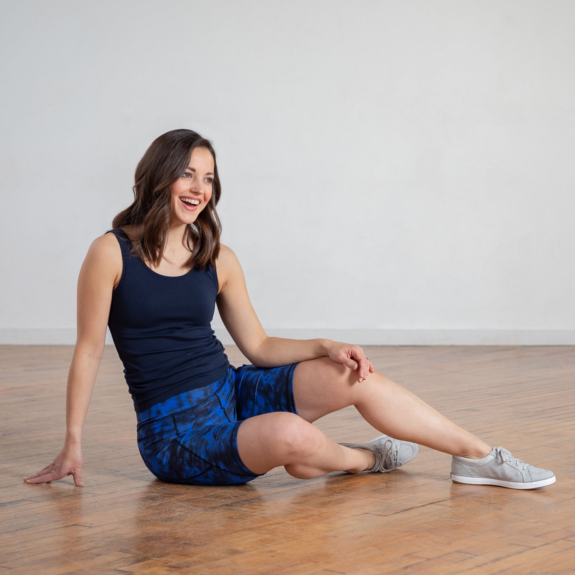 Into the Wild High Waisted Bike Shorts - Aaria Tees Aaria Tees