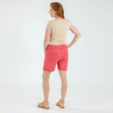 Eyelet Embroidered Relaxed Shorts - Aaria Tees Aaria Tees