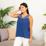 Sand & Surf Sleeveless Top - Aaria Tees Aaria Tees