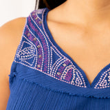 Sand & Surf Sleeveless Top - Aaria Tees Aaria Tees