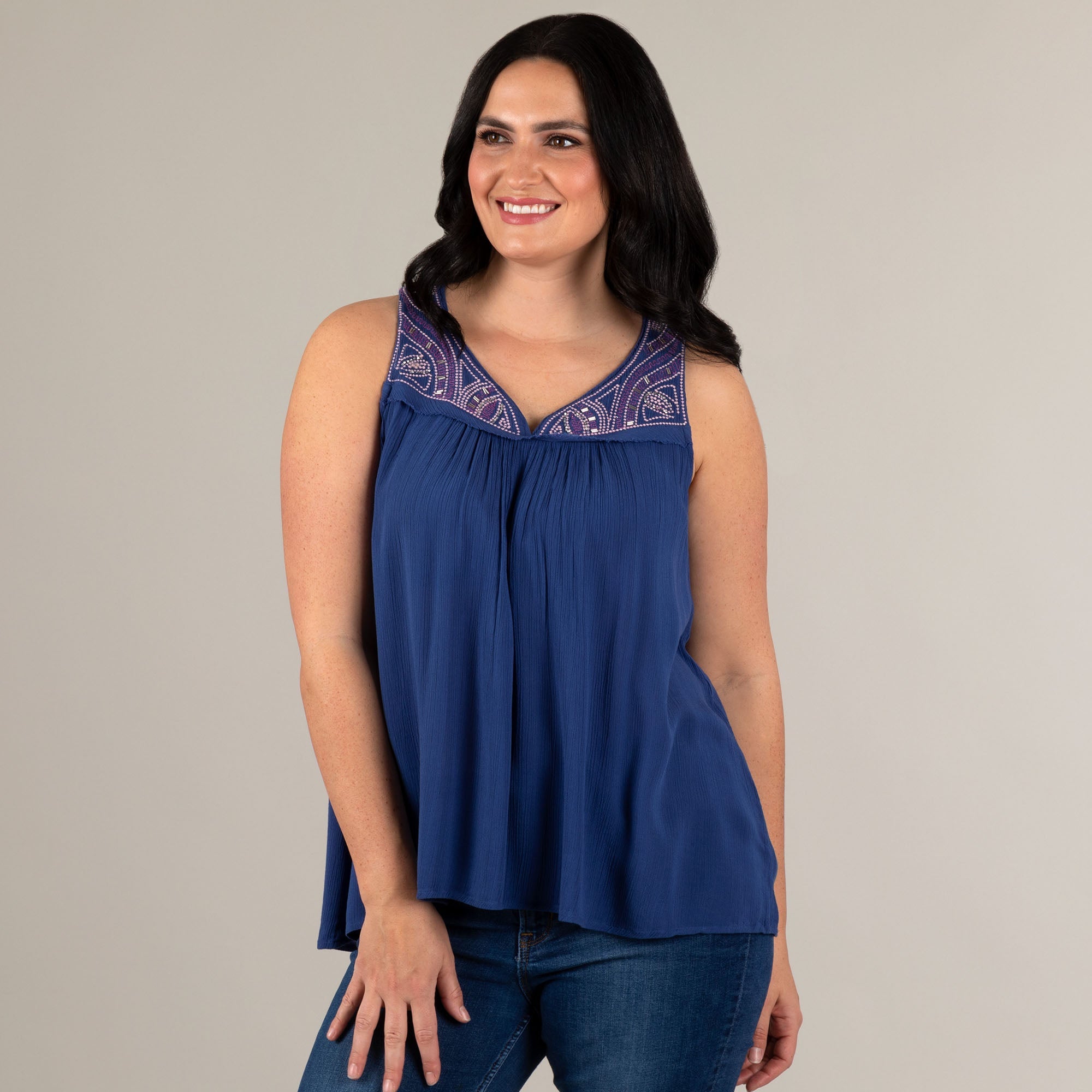 Sand & Surf Sleeveless Top - Aaria Tees Aaria Tees