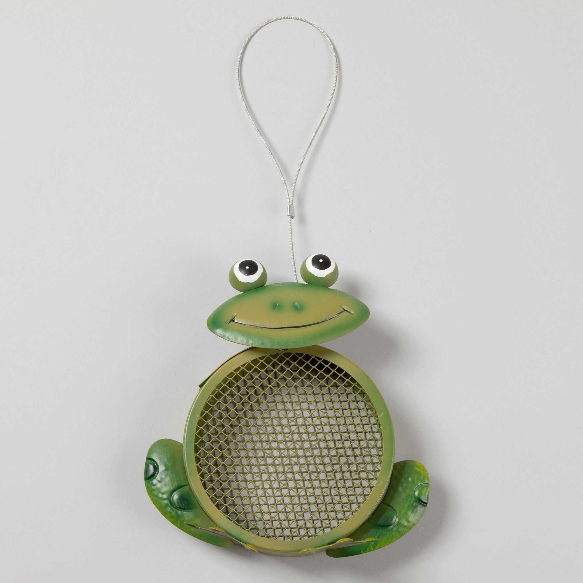 Hanging Mesh Frog Bird Feeder - Aaria Tees Aaria Tees