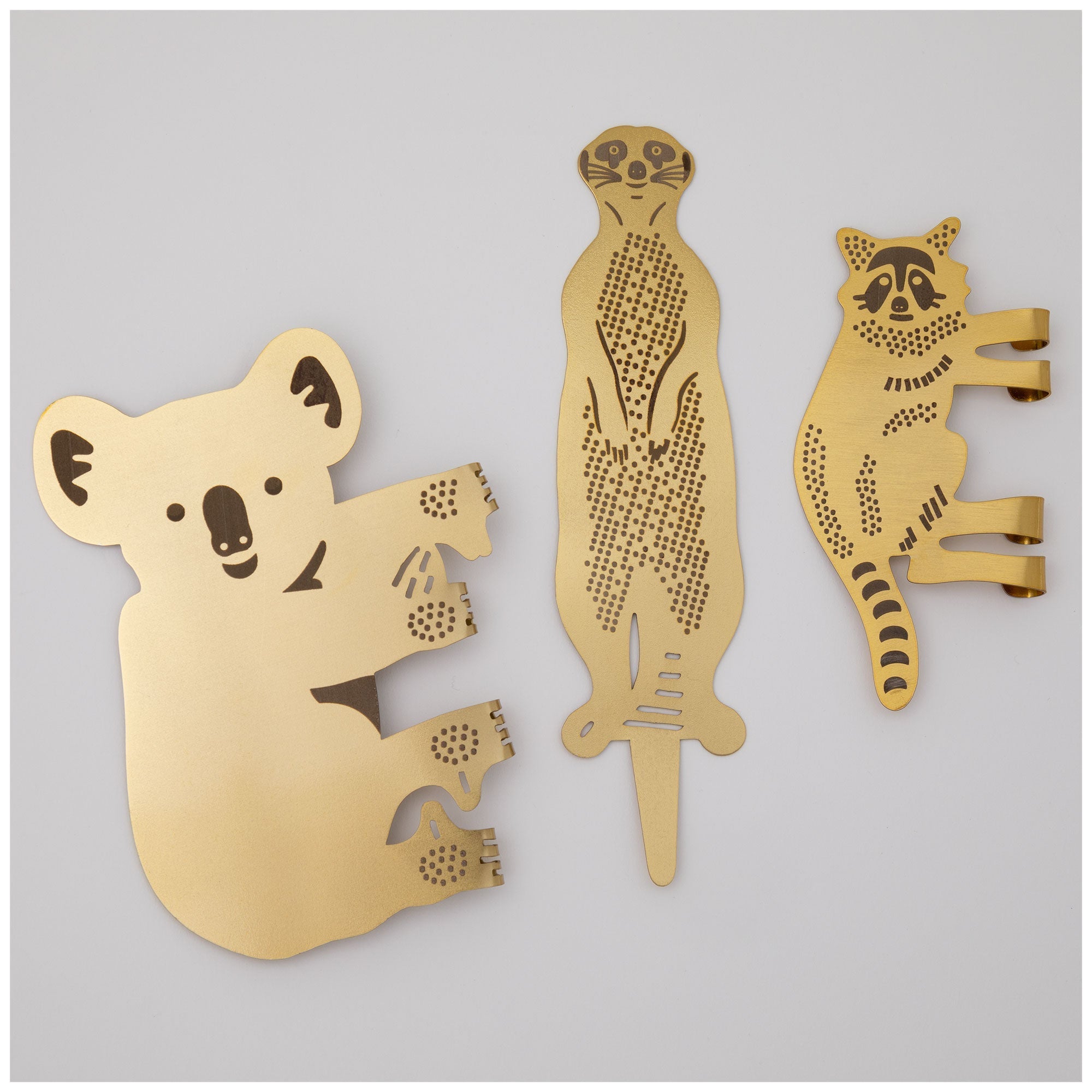 Decorative Animal Plant Charm - Set of 3 - Aaria Tees Aaria Tees