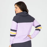 Paw Stripe Crossover Applique Hoodie - Aaria Tees Aaria Tees