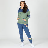Paw Stripe Crossover Applique Hoodie - Aaria Tees Aaria Tees