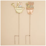 Sweet Bunnies Mixed Metal Plant Stake - Aaria Tees Aaria Tees