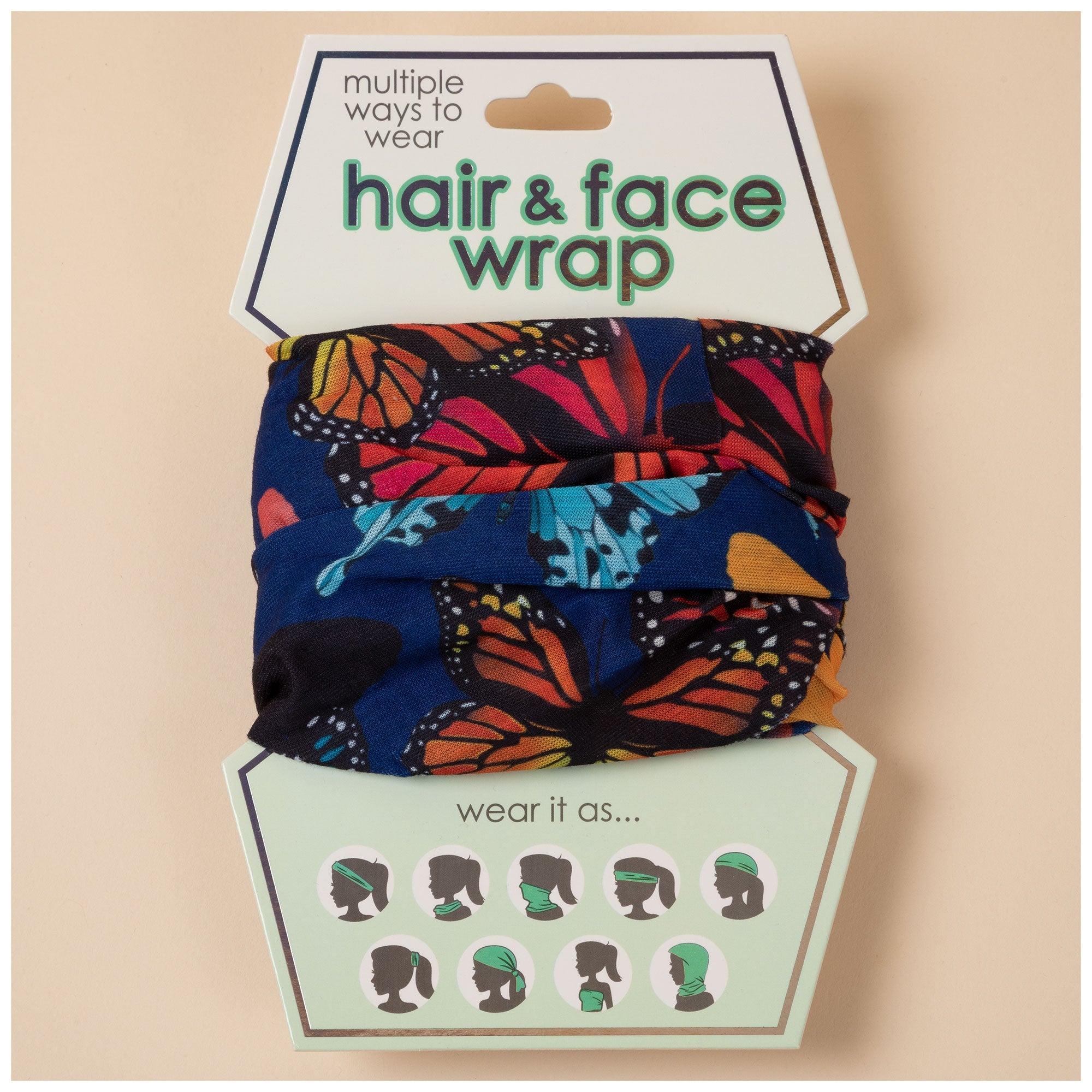 Multi-Colored Hair Wrap - Aaria Tees Aaria Tees