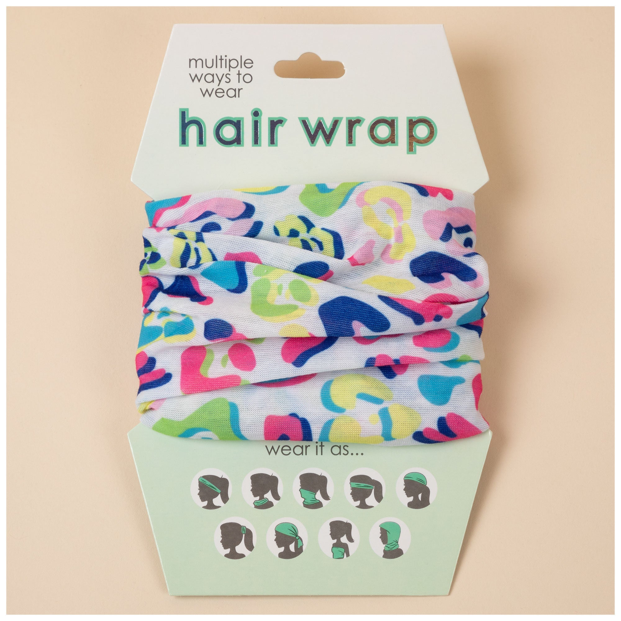 Multi-Colored Hair Wrap - Aaria Tees Aaria Tees