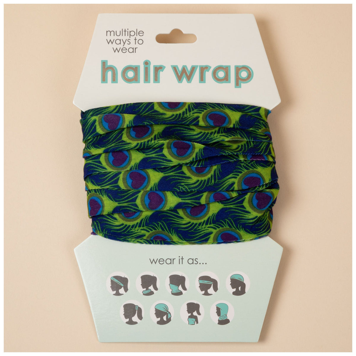 Multi-Colored Hair Wrap - Aaria Tees