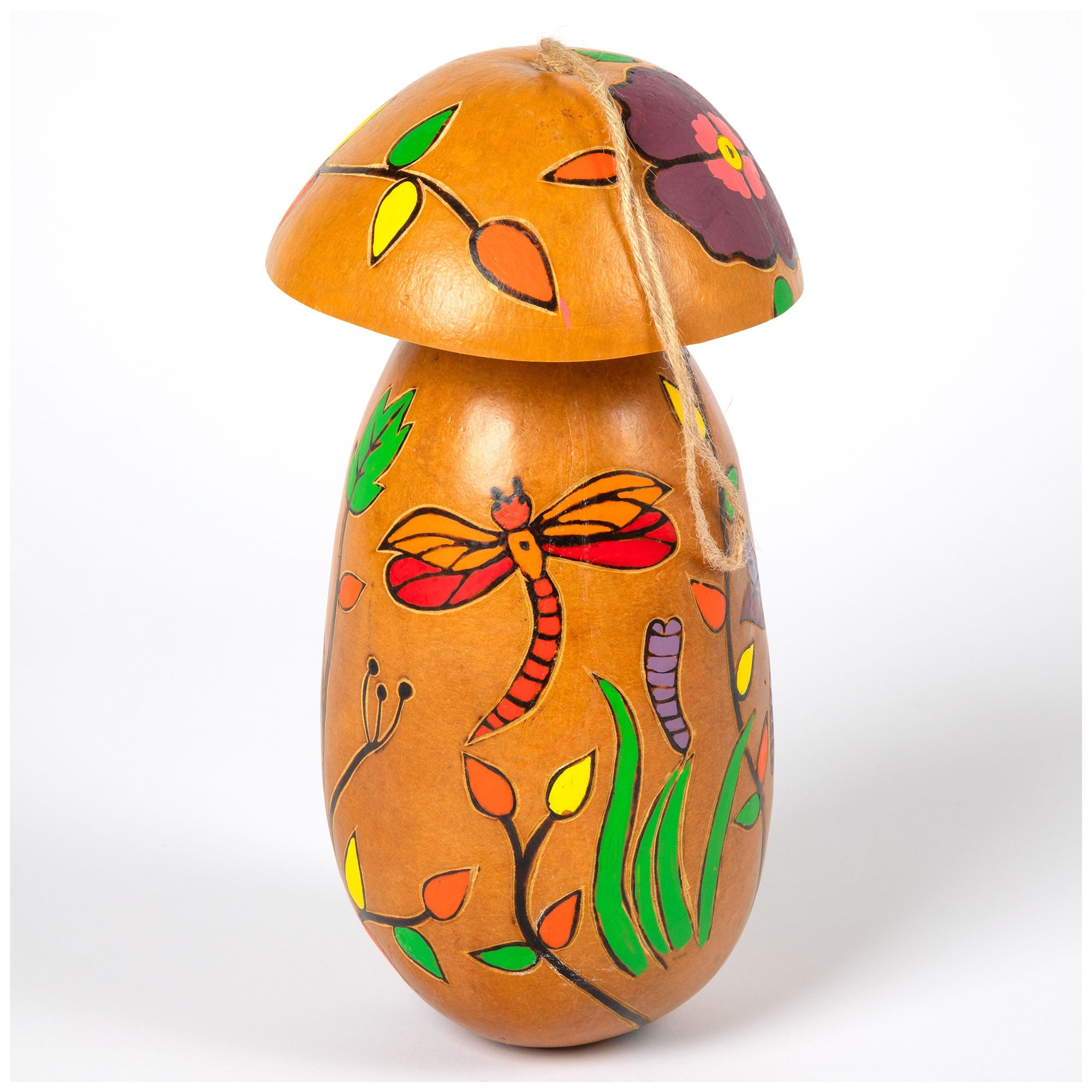 Hand Painted Gourd Birdhouse - Aaria Tees Aaria Tees