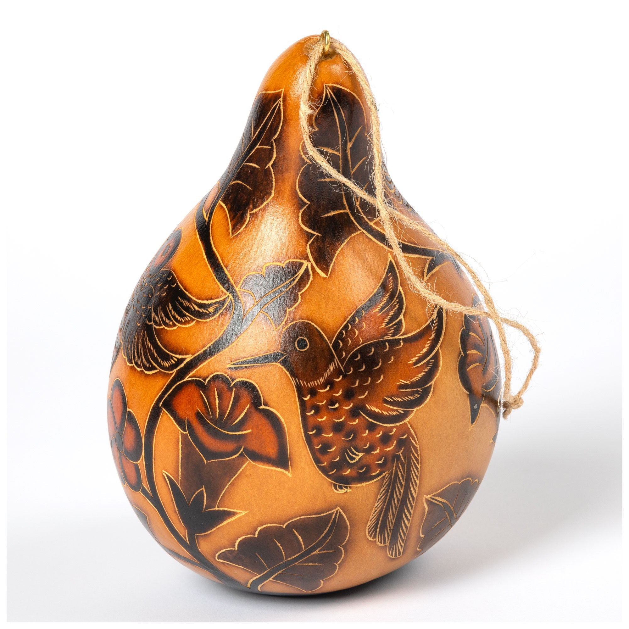 Hand Painted Gourd Birdhouse - Aaria Tees Aaria Tees