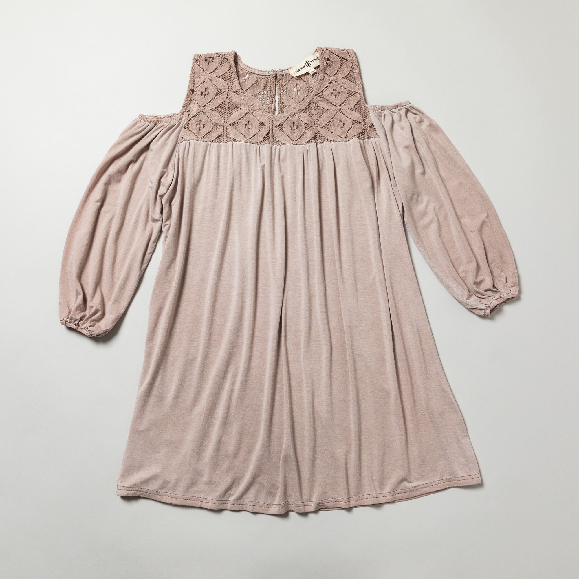 Cold Shoulder Juliet Sleeve Top - Aaria Tees Aaria Tees