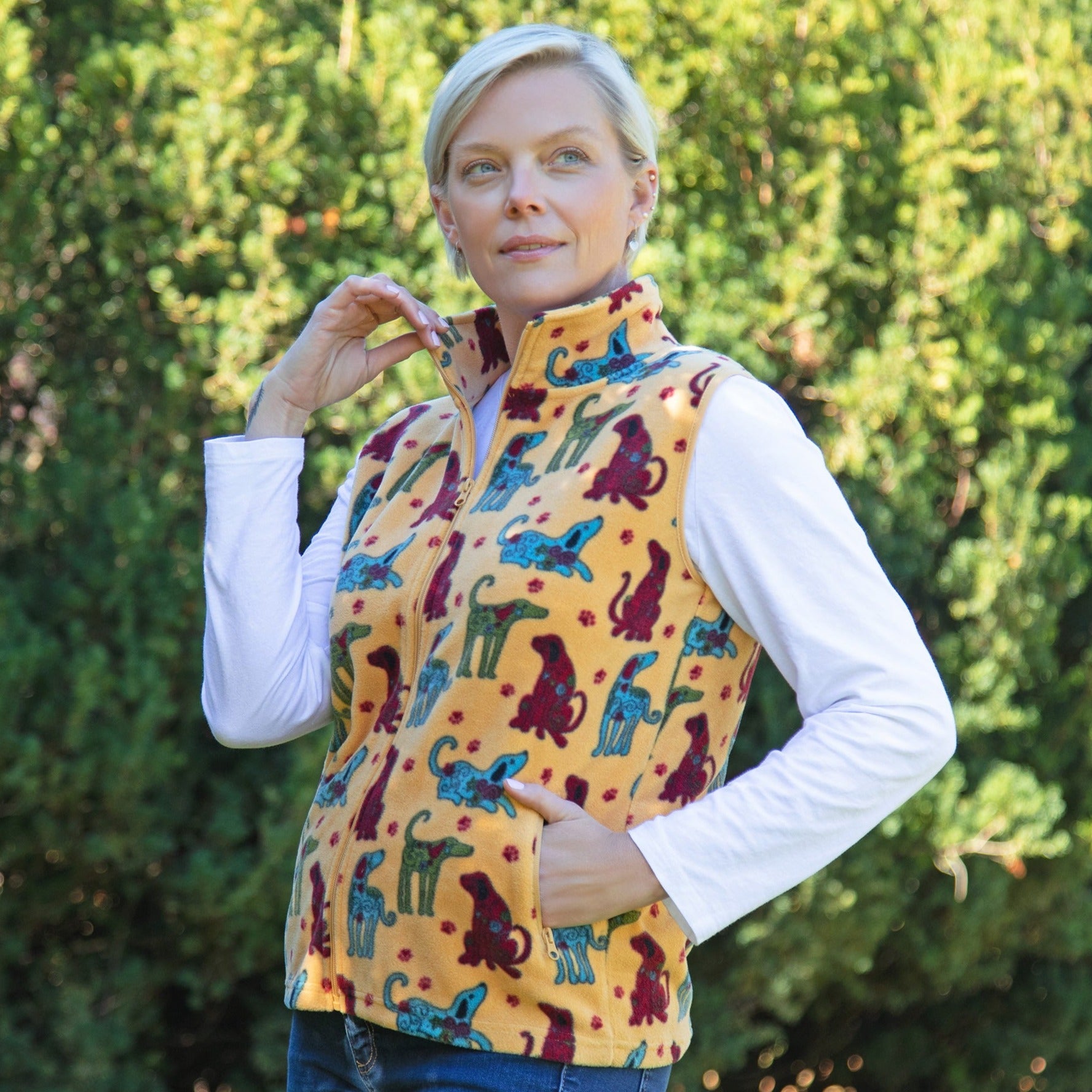 Festival Pets Fleece Vest - Aaria Tees Aaria Tees