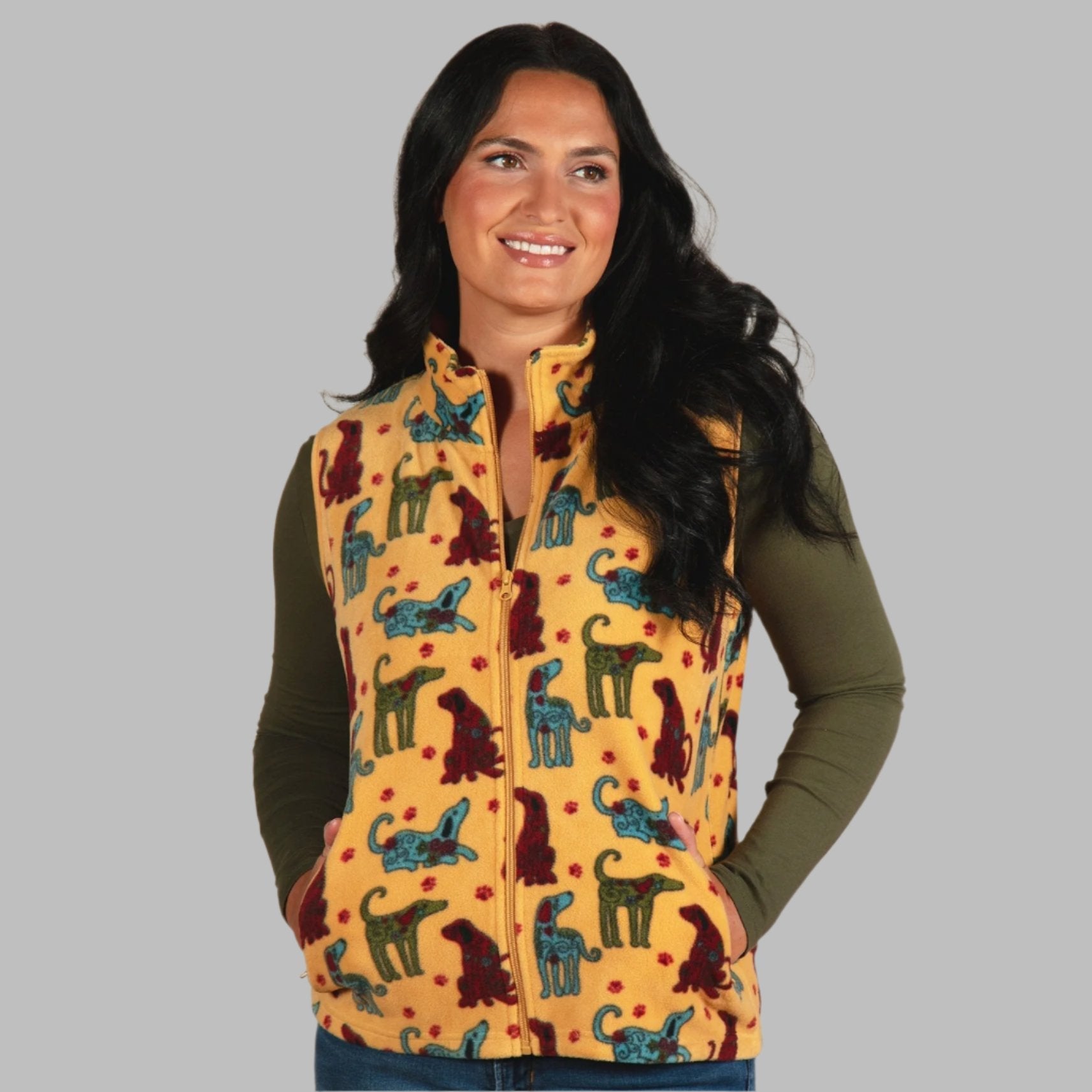 Festival Pets Fleece Vest - Aaria Tees Aaria Tees