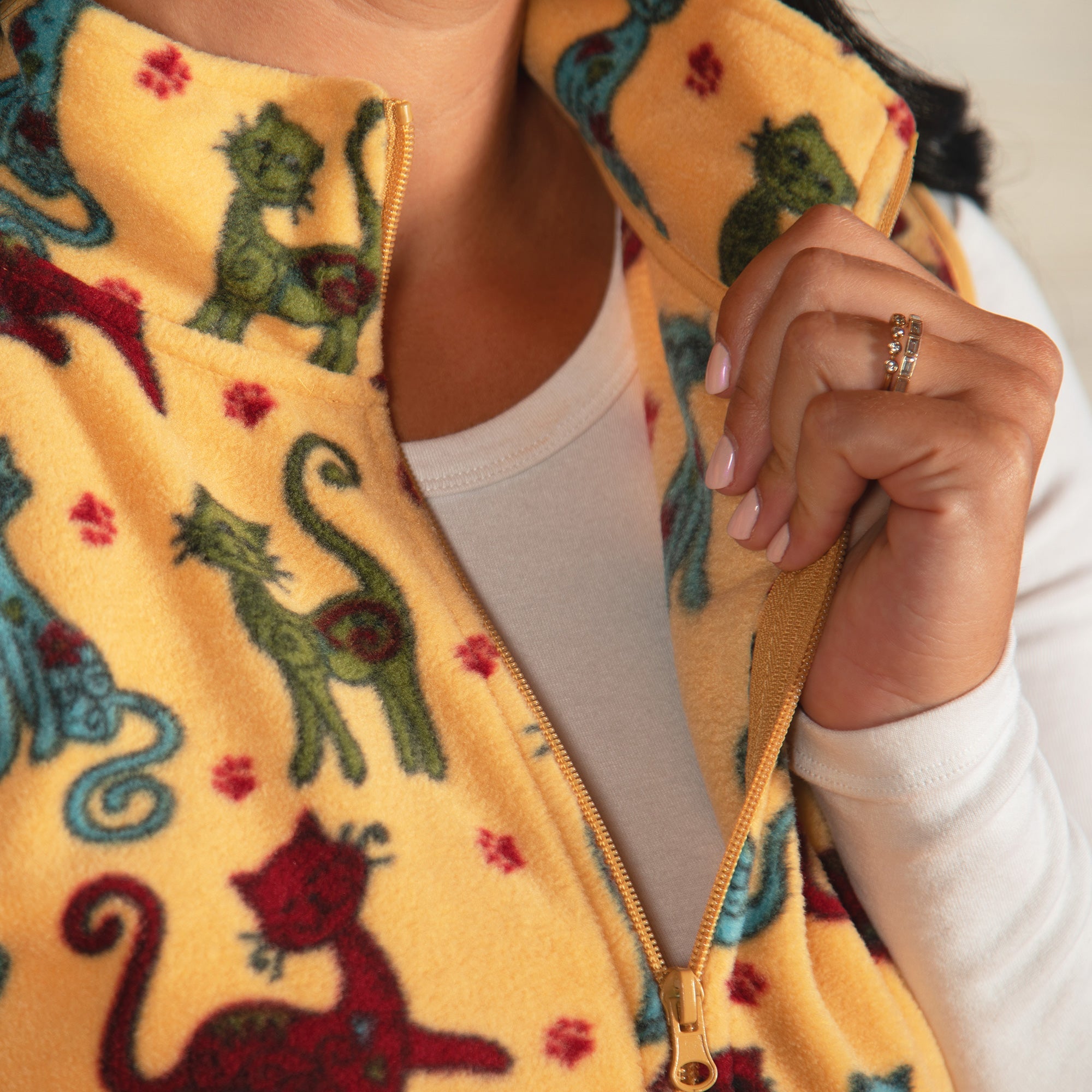 Festival Pets Fleece Vest - Aaria Tees Aaria Tees