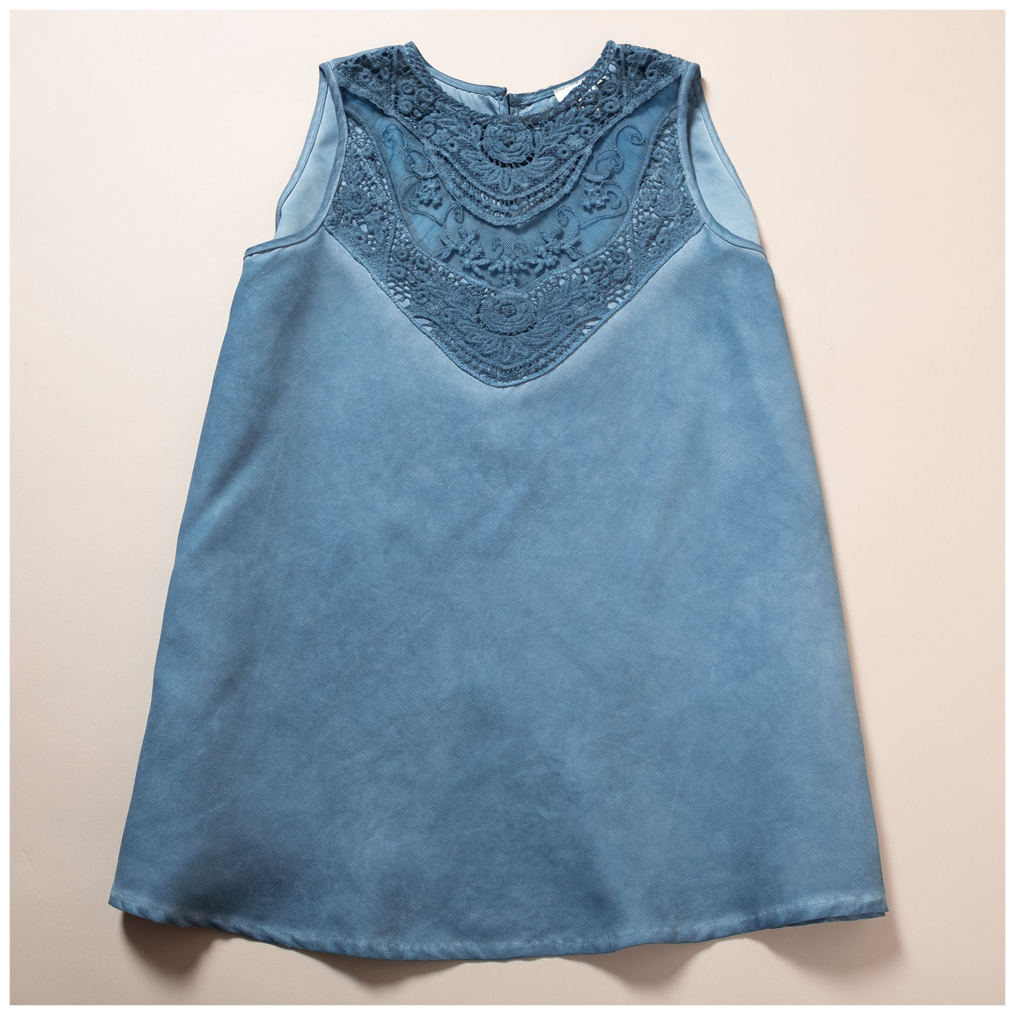 Lace Front Sleeveless Top - Aaria Tees Aaria Tees